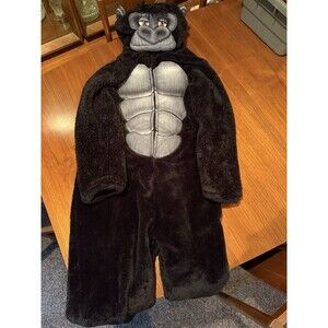 Gorilla Ape Suit - Adult -Halloween Pajamas One Piece Bodysuit Medium